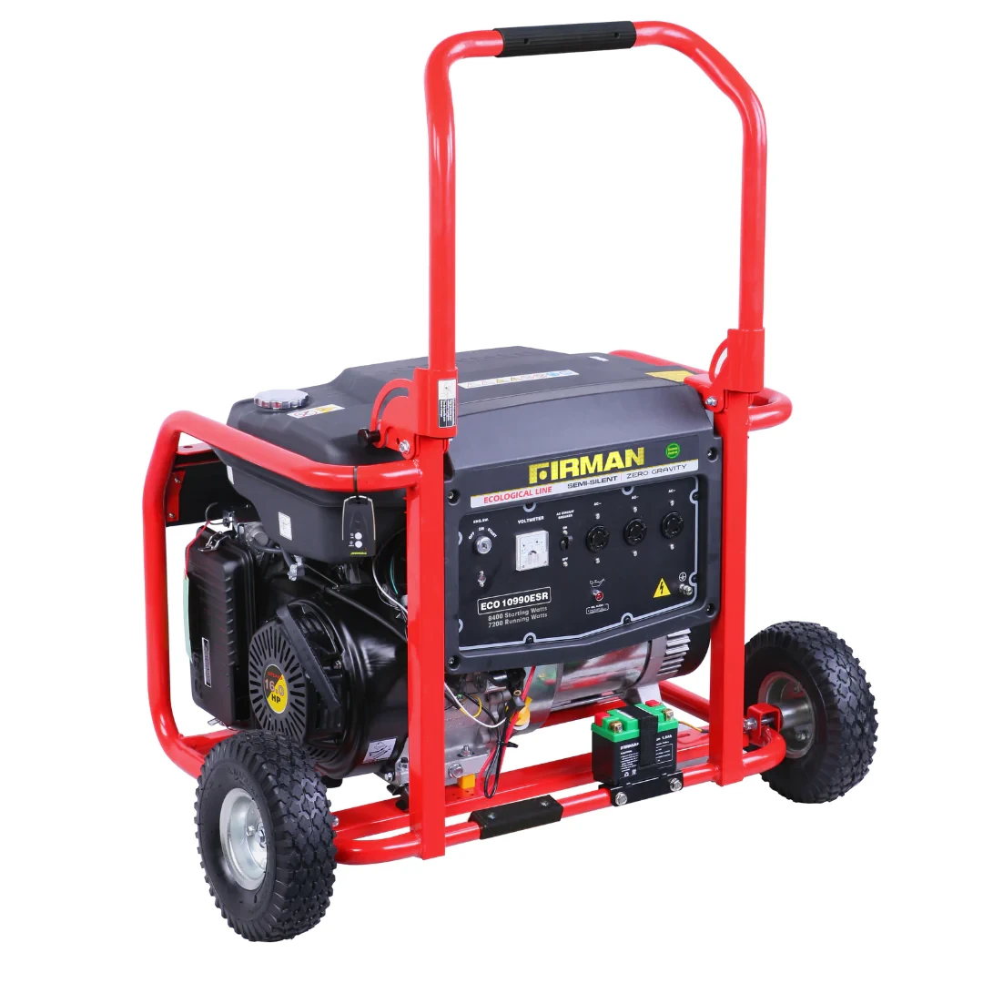 Firman 7.0kva Key Start Generator with Remote with Free Firman Engine Oil-ECO10990ESR