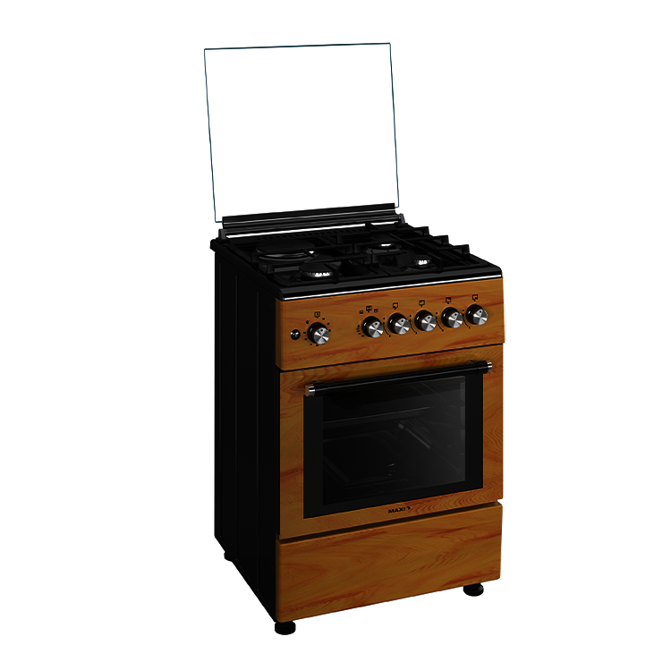 Maxi 60*60 (3+1) Burner Gas Cooker IGL Wood TR