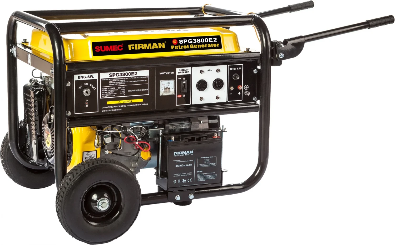 Sumec Firman 3.5kva key start Generator - SPG3800E2